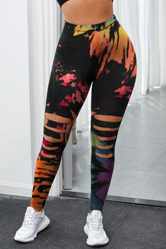 Pink Tie Dye Cut-Out Leggings: Slay in Style!