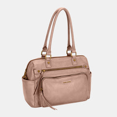 Elegant David Jones PU Leather Handbag