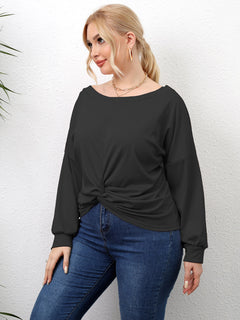 Enchanted Love Draped Romance Tee: Embrace Elegance.