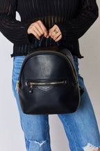 David Jones Classic PU Leather Backpack: A Noble Adornment