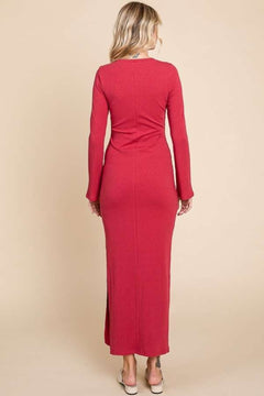 Bell Sleeve Maxi Dress: Sophisticated Elegance