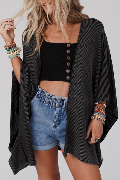 Get Summer Ready with Lace Trim Kimono