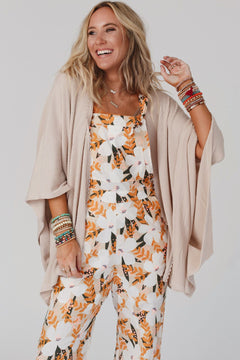 Get Summer Ready with Lace Trim Kimono