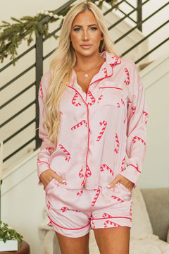 Candy Cane Dreamland Pajama Set