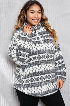 Snowy Love Sherpa: Winter Romance in Plus Size