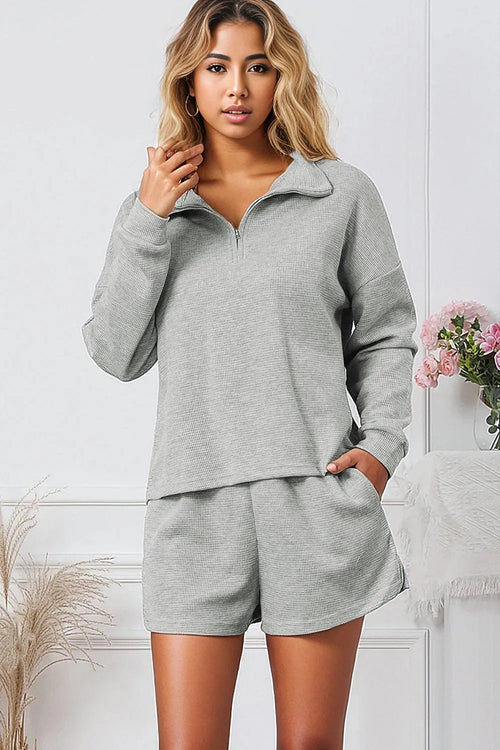 Cloud 9 Chic Zip-Up Lounge Set