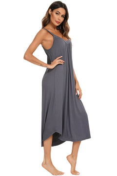 Enchanting Cloud Hug V-Neck Lounge Dress