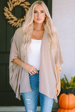 Get Summer Ready with Lace Trim Kimono