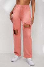 Pink Ripped Jeans: Elevate Your Style Game!