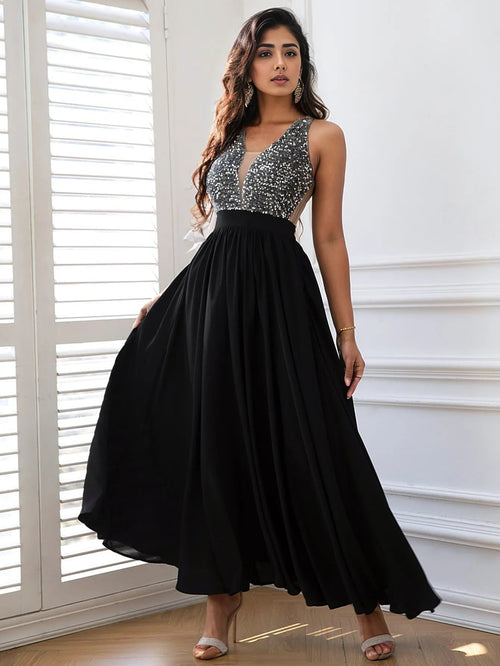 Elegance Defined: Sequin Maxi Dress