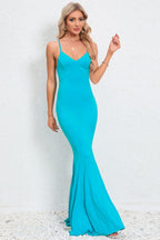 Elegant Fishtail Crisscross Dress