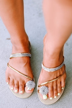 Majestic Rhinestone Sandals: Luxe Elegance