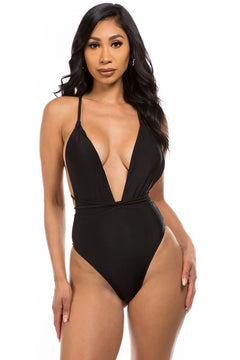 Lavish Love: Enchanting Goddess V-Neck Swimsuit 💖