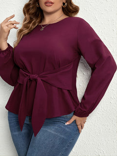 Enchanted Love Tie-Front Elegance Blouse