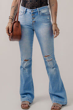 Beau Blue Flare Jeans: Effortless Coolness Guaranteed!