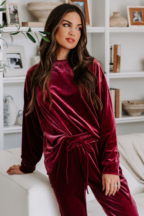 Fireside Charm Velvet Lounge Set 🌟