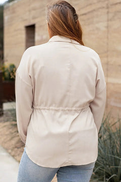 Beige Beauty Puff Sleeve - Romance Whisper