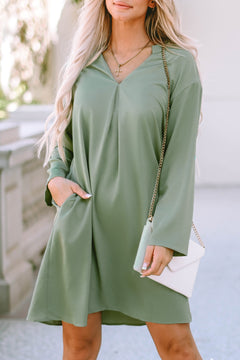 Green Flowy Dress for Effortless Elegance