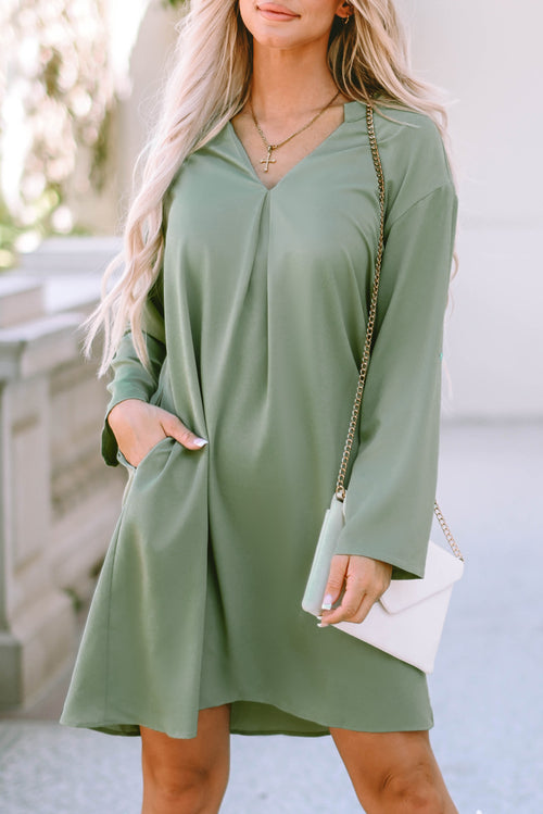 Green Flowy Dress for Effortless Elegance