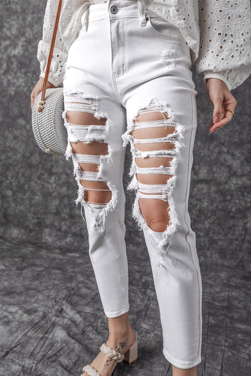 Cool & Unique Distressed Boyfriend Jeans 🌟