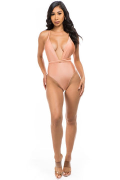 Lavish Love: Enchanting Goddess V-Neck Swimsuit 💖