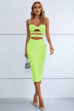 Ethereal Elegance Cutout Bodycon: Classy Sophistication