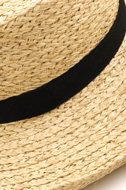 Fame Elegant Straw Weave Hat: Summer's Glory