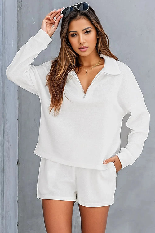 Cloud 9 Chic Zip-Up Lounge Set