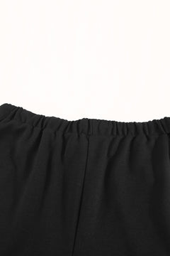 Stay comfy & stylish with Black Drawstring Shorts!