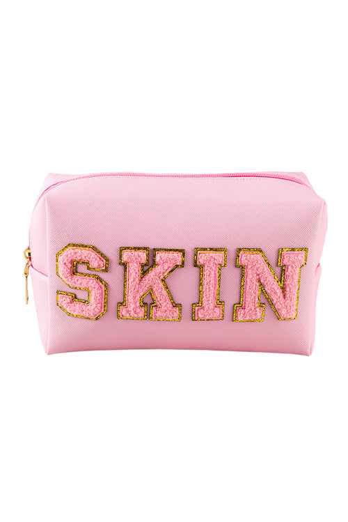 Pink SKIN Luxe Embroidered Beauty Essential: Opulence Personified