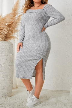 Enchanting Love Story Long Sleeve Slit Dress 💖