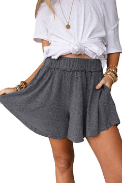 Comfy Gray Culotte Shorts for Everyday Chic