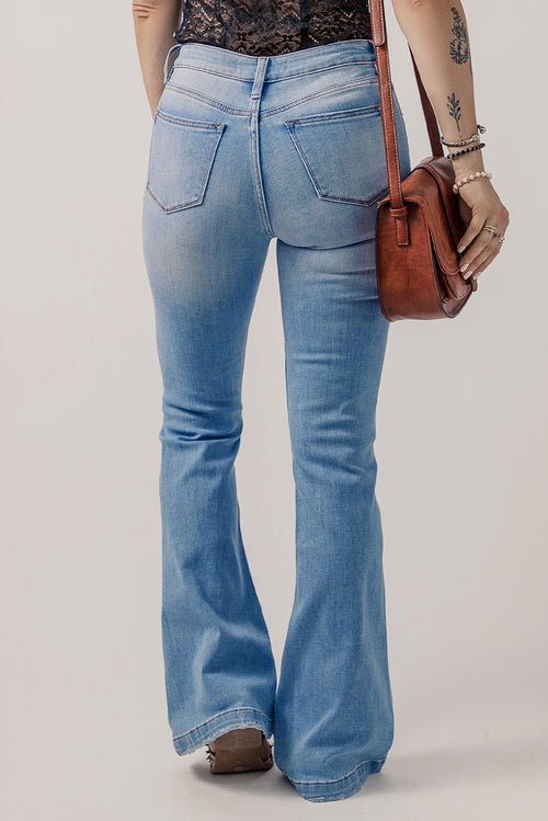 Beau Blue Flare Jeans: Effortless Coolness Guaranteed!