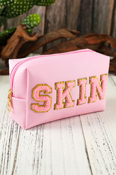 Pink SKIN Luxe Embroidered Beauty Essential: Opulence Personified