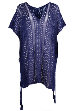 Enchanting Starlit V-Neck Cover-Up 💫