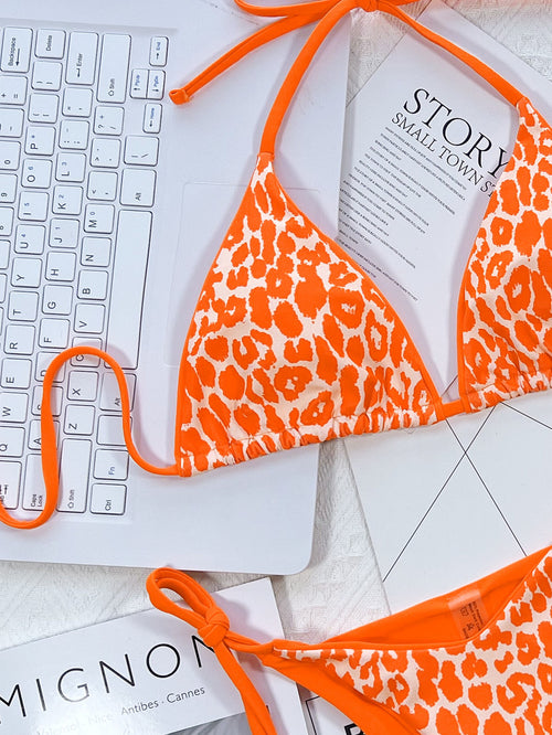 Sunset Romance Leopard Love Bikini