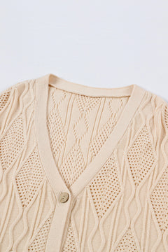 Enchanted Apricot Elegance Cardigan