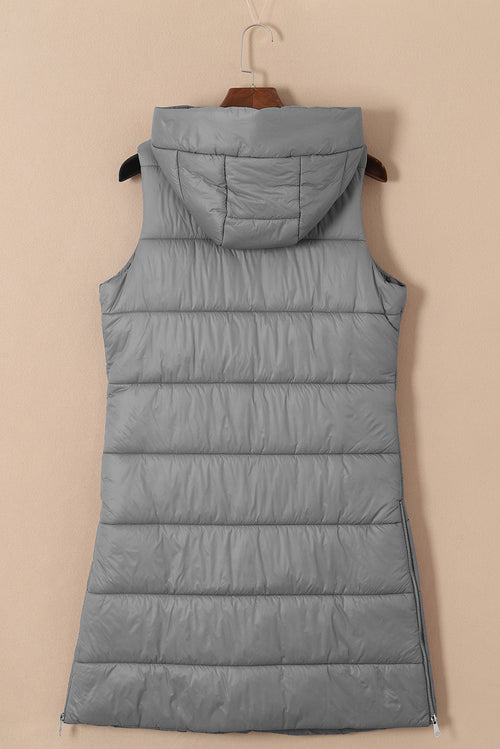 Stay Chic & Cozy in Dark Grey Vest!