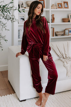 Fireside Charm Velvet Lounge Set 🌟