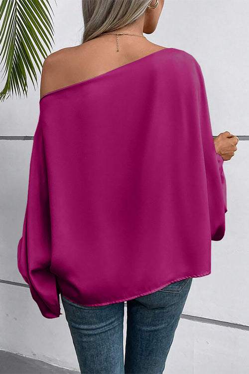 Shimmery Pink Satin Blouse: Your Style Statement!