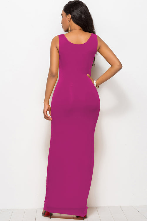 Elegant Harmony Maxi Dress: Chic Comfort Blend