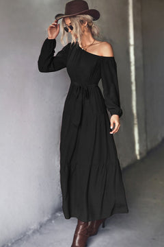 Chic One-Shoulder Maxi Dress for Elegance