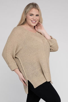 Romantic Embrace Knit Sweater - Curves Enchanted