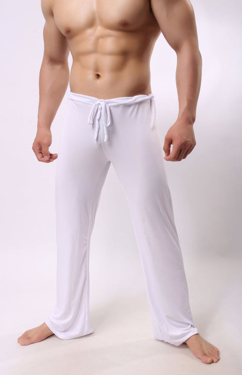 Men's casual pants breathable cool home pants pants