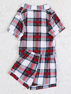 Charming Plaid Magic Cozy Shorts & Tee