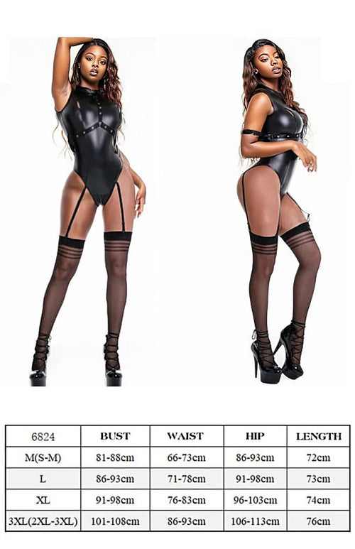 Goddess Glamour: Zip-Up Lingerie Set