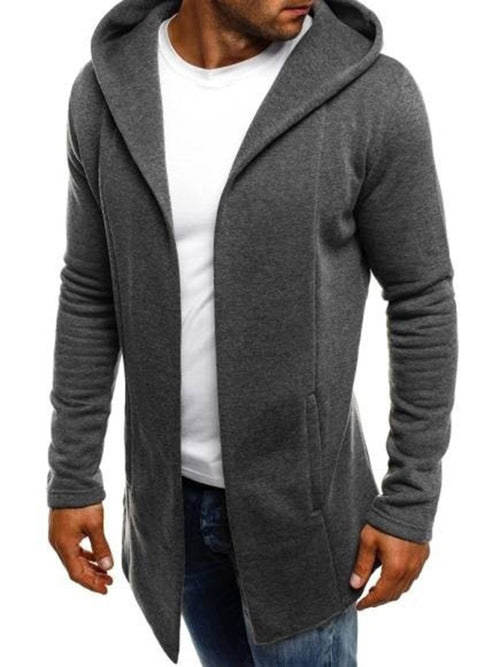 Men's Classic Hooded Cardigan: Style in Comfort