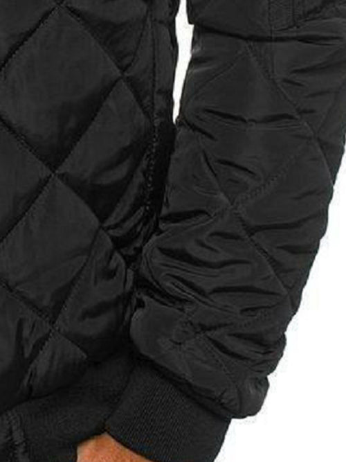 Stylish Men's Solid Jacket for Winter Season