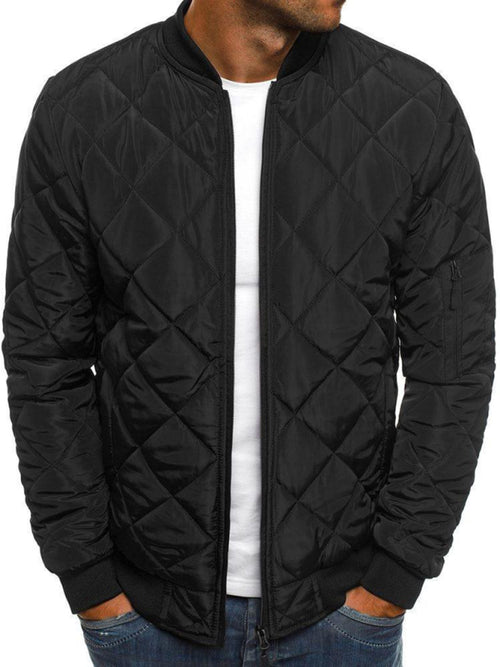 Stylish Men's Solid Jacket for Winter Season