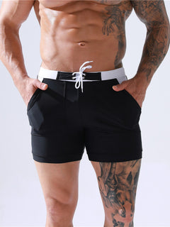 Men's Stylish Tethered Swim Shorts: Dive In!